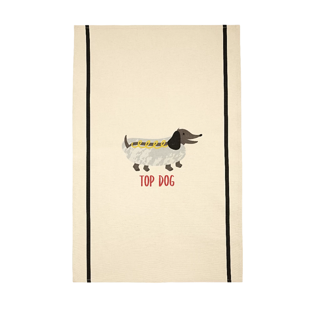 Ulster Weavers Top Dog BBQ Theedoek Ongebleekt Katoen 2-delig