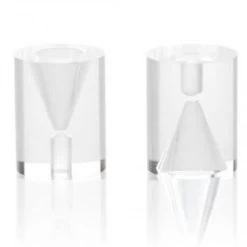 100% Chef Catering Puntzakhouder Cilinder 4,7 Cm Plexiglas Doorzichtig