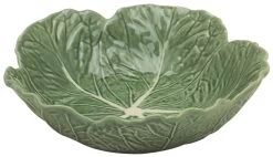 Bordallo Koolblad Schaal ø 29 Cm Aardewerk Groen