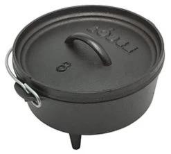 Lodge Logic Camp Dutch Oven ø 20,3 Cm Gietijzer Zwart