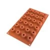 Silikomart Bakvorm 24 Tulbandjes ø 3,5 Cm Silicone Bruin