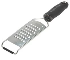 Microplane Gourmet Rasp Extra Grof 32 Cm Rvs Zwart