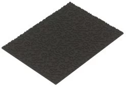 Silikomart Professional Structuurmat Arabesque 25 X 18,5 Cm Silicone Zwart