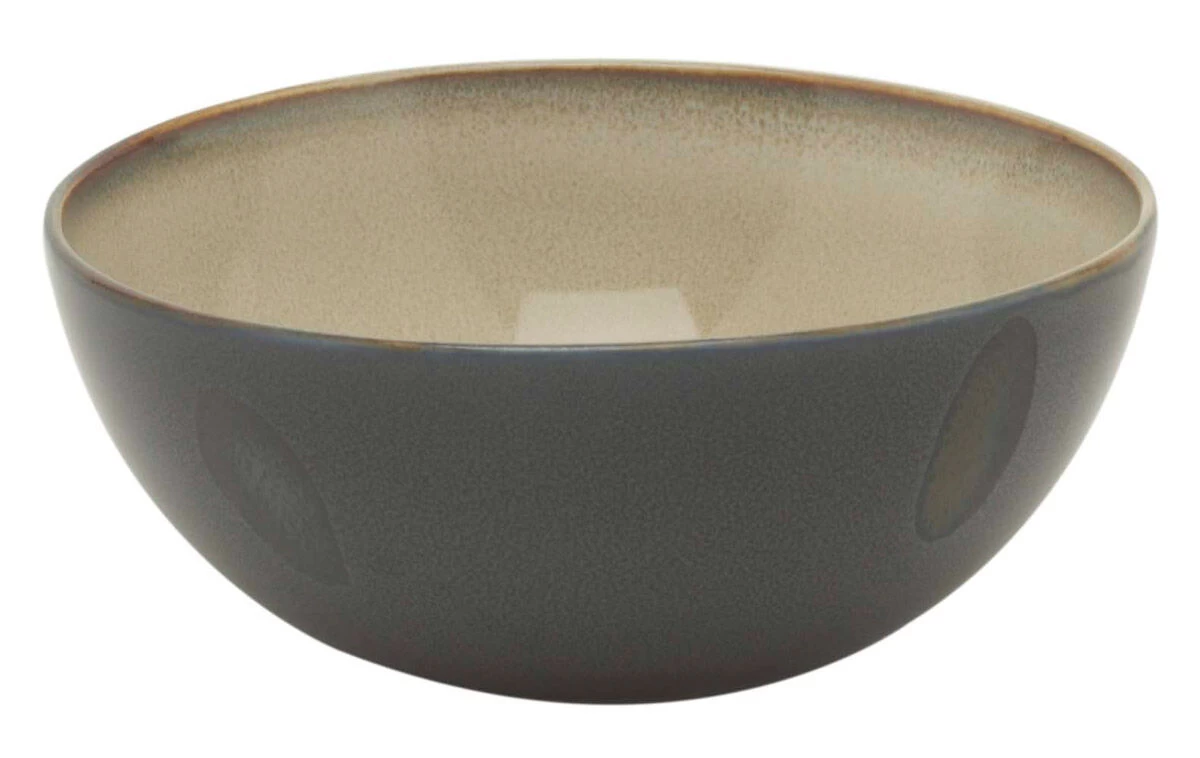 Serax Terres De Rêves Kom Rond ø 11 Cm Stoneware Misty Grey - Dark Blue