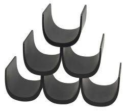 Alessi Noè Wijnrek 6 Flessen Kunststof Zwart