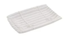 Oldenhof Aspergeschaal 25 X 17 Cm Aardewerk Wit