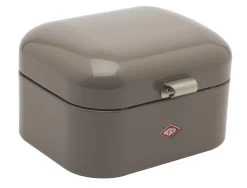 Wesco Single Grandy Broodtrommel 28 Cm Plaatstaal Warm Grijs