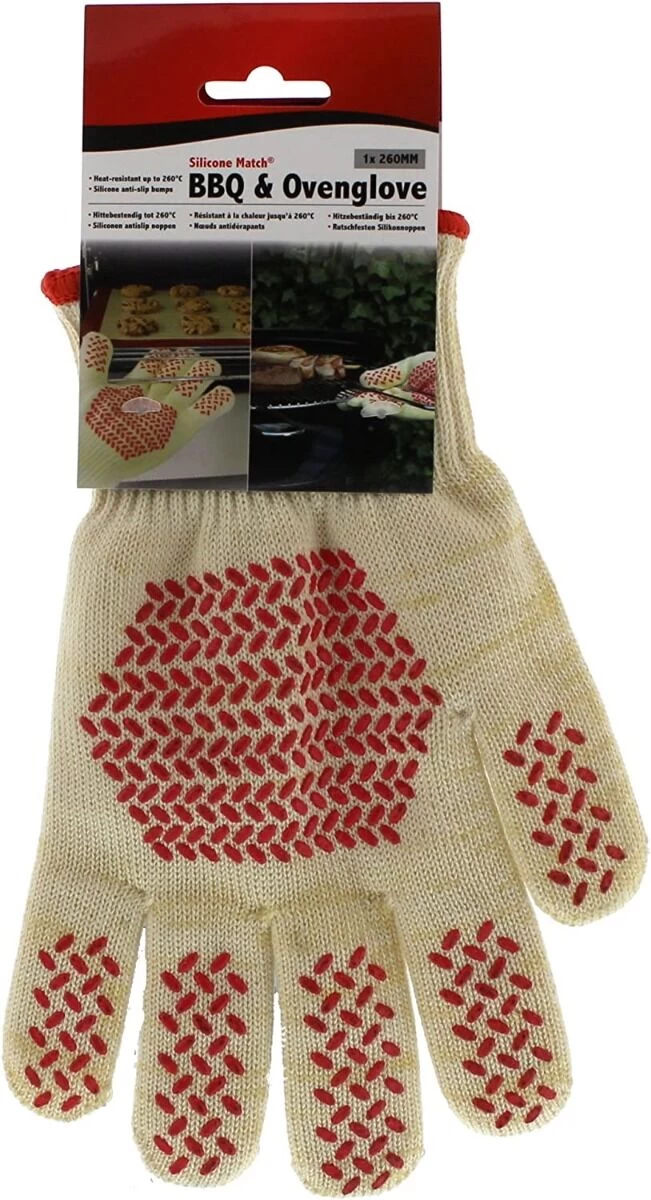 NoStik Ovenglove Handschoen Rood