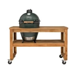 Big Green Egg Acacia Table Incl. Nest, Wielen En Extra Large Barbecue