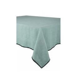 Haomy Letia Tafelkleed 170 X 170 Cm Linnen Celadon