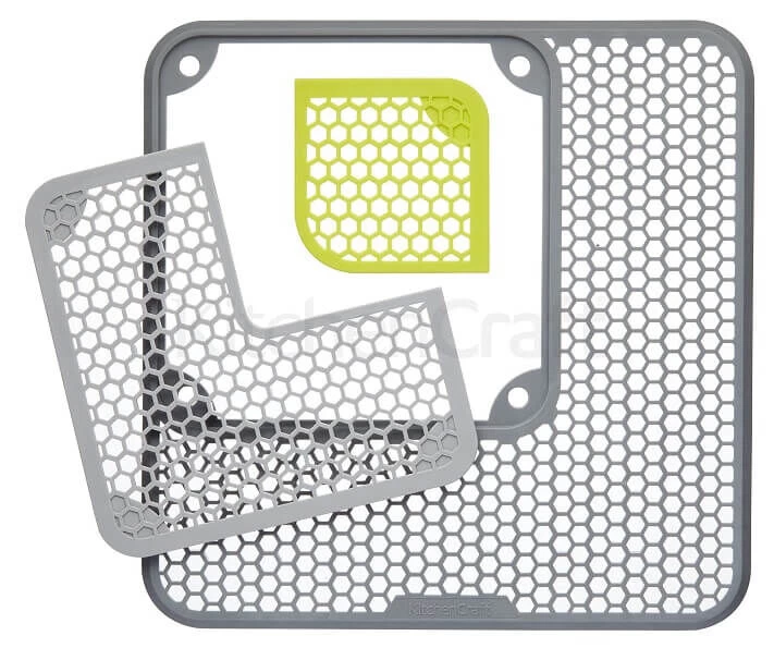 KitchenCraft Afdruipmat Voor Gootsteen 30 X 30 Cm Kunststof - Afbeelding 3