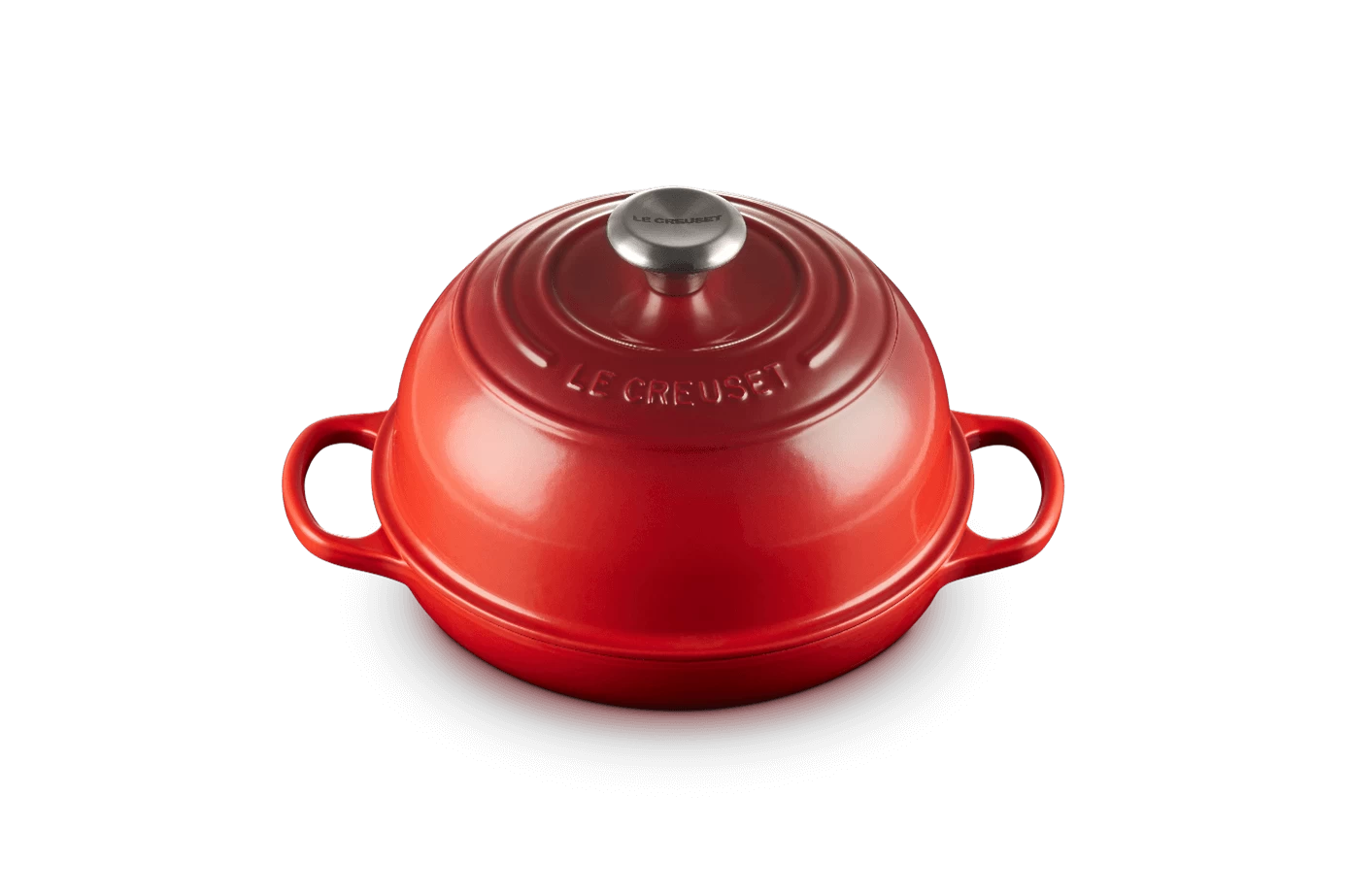 Le Creuset Signature Broodpan 1,6 Liter ø 24 Cm Gietijzer Kersrood - Afbeelding 2