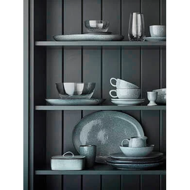 Broste Copenhagen Nordic Sea Schaal 22 X 13,5 Cm Aardewerk Blauw - Afbeelding 2