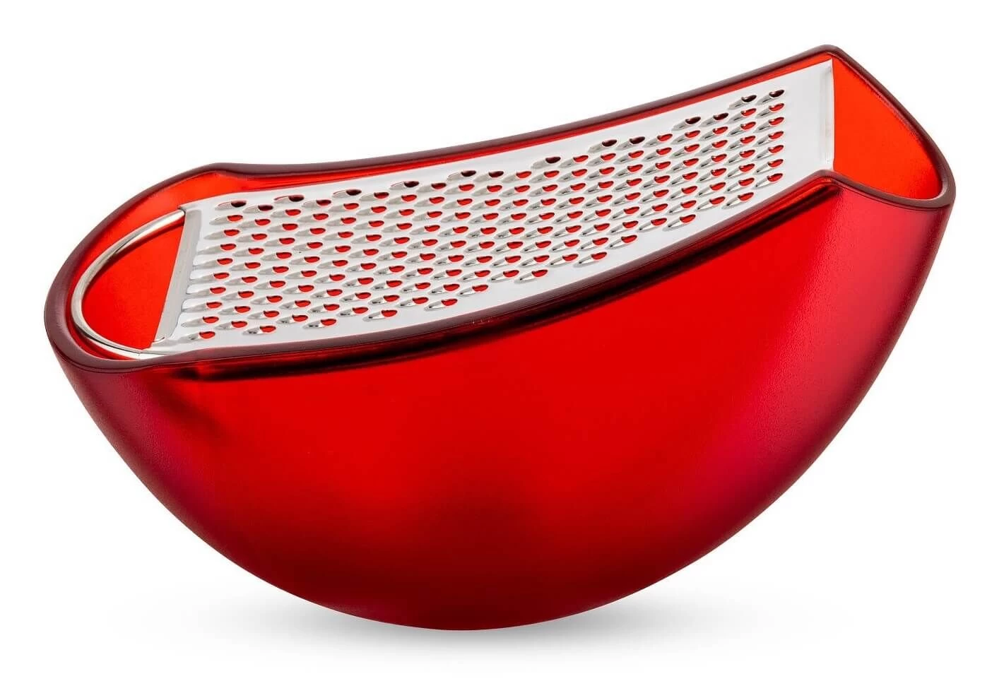 Alessi Parmenide Rasp Kunststof Rvs Rood