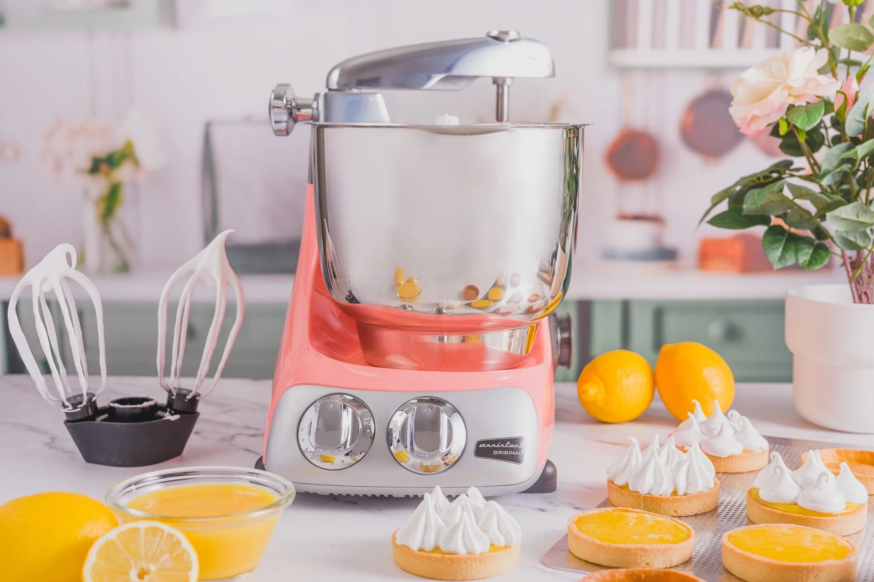 Ankarsrum Assistent Original 6230 Keukenmachine Coral Crush - Afbeelding 4