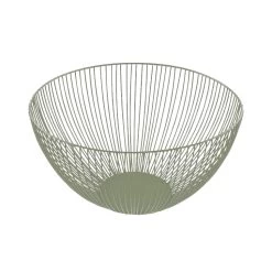Point-Virgule Wire Fruitmand ø 25 Cm Saliegroen