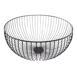 Point-Virgule Wire Fruitmand ø 35 Cm Zwart