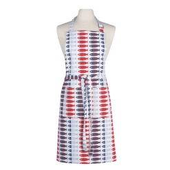 Now Designs Little Fish Schort 85 X 70 Cm Katoen Blauw