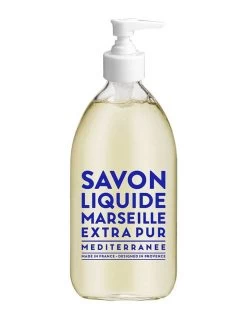 Savon De Marseille Liquid Marseille Mediterranean Sea Handzeep 500 Ml Glas