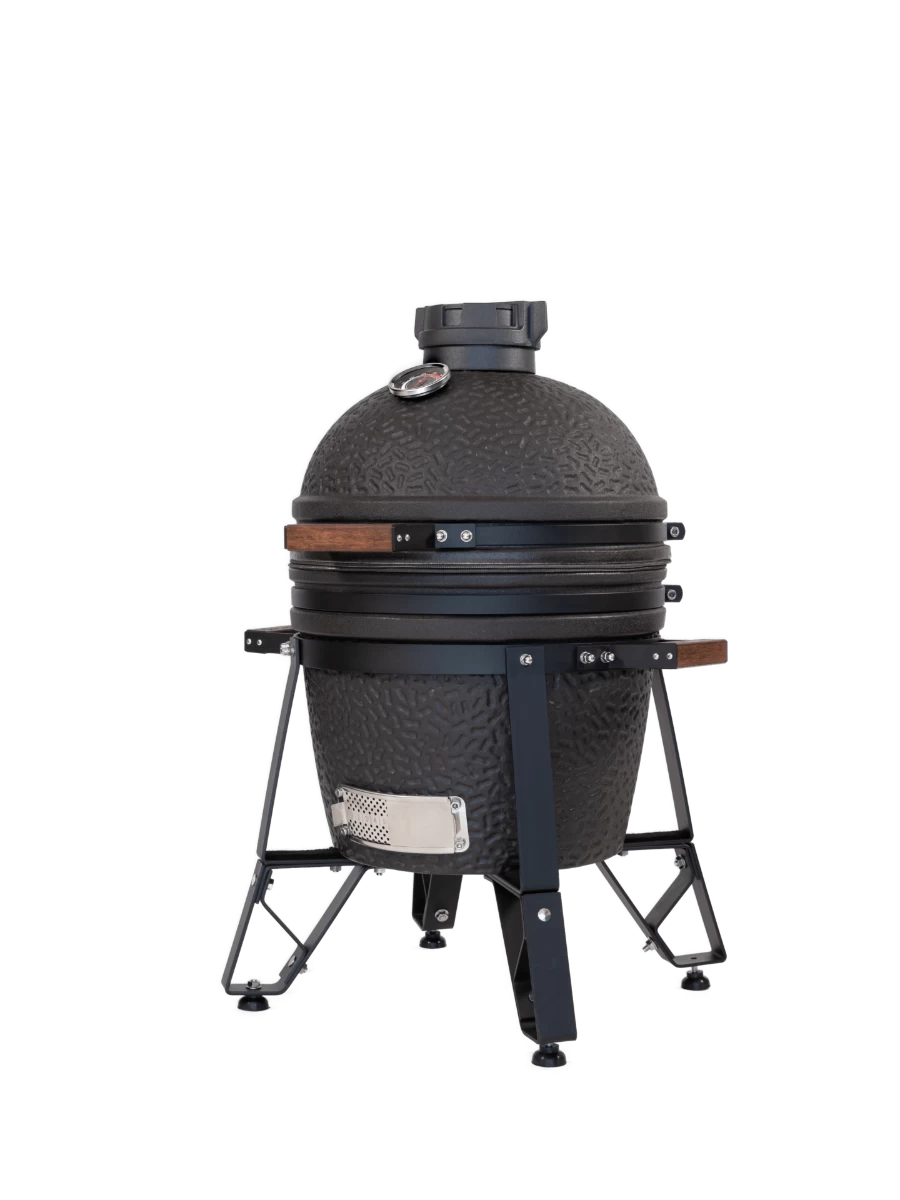 The Bastard Model 2022 Compact Urban Kamado Keramiek Matzwart - Afbeelding 2