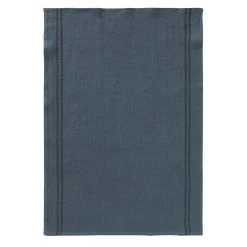 Charvet COUNTRY Theedoek 75 X 52 Cm Linnen Petrol Met Donkere Streep